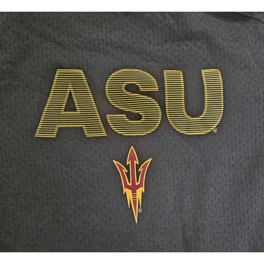 Adidas ASU Hoodie Mens L Black Climalite Sun Devils Pullover